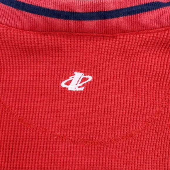 St Louis Cardinals Sweatshirt Mens Large Red MLB Baseball Logo Athletic V Neck - Picture 8 of 9